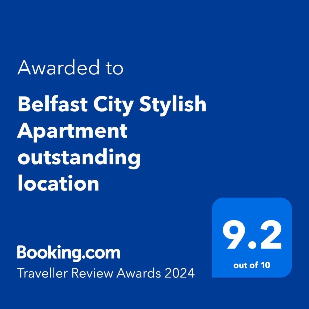 Central Belfast Modern Apartment Great Location Free Parking Dış mekan fotoğraf